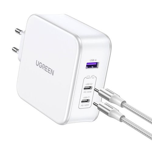 Ładowarka sieciowa UGREEN 15339 Nexode, 2xUSB-C, USB-A 3.0, PD3.0, QC4.0 na Arena.pl