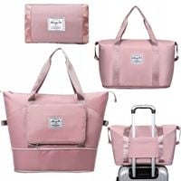 TORBA DAMSKA REGULOWANA MAŁA DUŻA PODRÓŻNA SPORTOWA RÓŻOWA DO SAMOLOTU