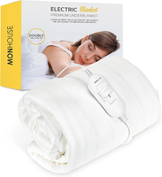 Koc Elektryczny Pod Materac Monhouse Mata Grzewcza Flanela Polar 3 Poziomy