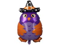 Balon foliowy, „Sowa z kapeluszem”, 22 cale [balon na hel]