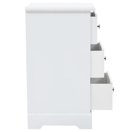 Szafka nocna, płyta MDF i drewno sosnowe, 35 x 32 x 59 cm na Arena.pl