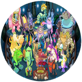 Opłatek na tort My Singing Monsters