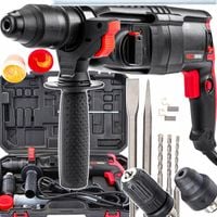 MŁOTOWIERTARKA MŁOT UDAROWY WIERTARKA UDAROWA SDS+ 2600W 4J WALIZKA