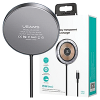 usams ład. indukcyjna us-cd183 magnetic15w aluminium czarny/black