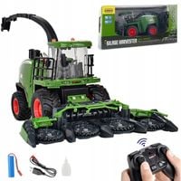 DUŻY KOMBAJN ZDALNIE STEROWANY RC PILOT DYM ŚWIATŁA DŹWIĘK