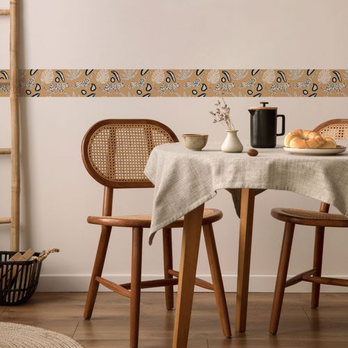 Samoprzylepny Pasek Ozdobny LAMPARTY Liście Egzotyczne Kropki Abstrakcja na Arena.pl