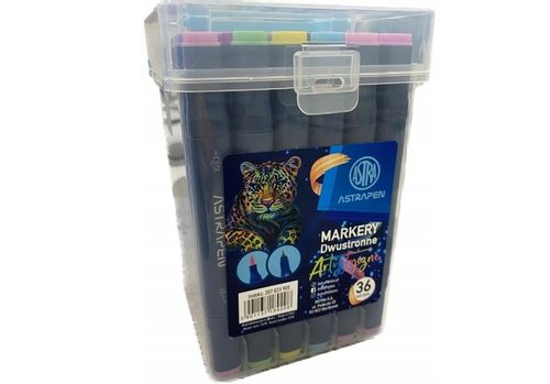 Promarkery Astra 36 szt. markery dwustronne na Arena.pl