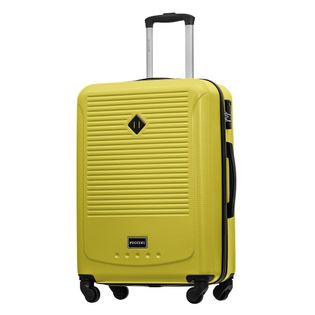 Średnia walizka PUCCINI CORFU ABS016B 5 Limonkowa