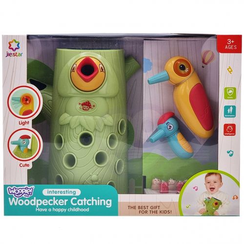 WOOPIE Gra Zręcznościowa Złap Robaka + 2 Dziecioły na Arena.pl