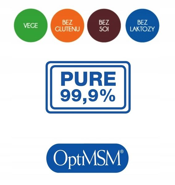 Aliness Opti MSM NAJCZYSTSZA SIARKA ORGANICZNA WIT.C STAWY CHRZĄSTKA 180tab zdjęcie 10