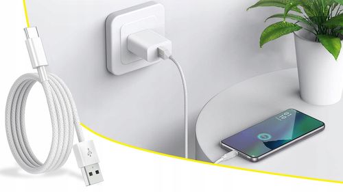Kabel niktrade USB - USB typ C 1 m biały na Arena.pl