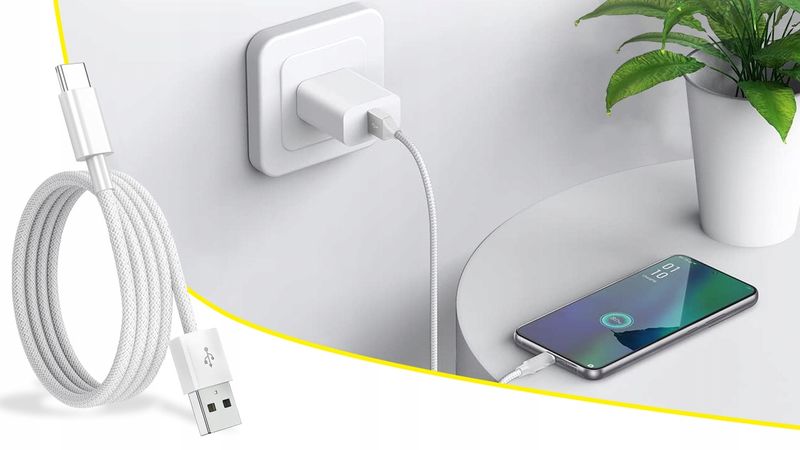 Kabel niktrade USB - USB typ C 1 m biały zdjęcie 3