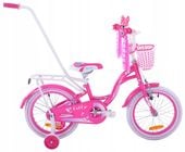 ROWEREK ROWER FUZLU LILLY BIKE 16 PROWADNIK KOSZYK