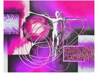 40X50CM TAŃCZĄCE POSTACIE FIOLECIE OBRAZ