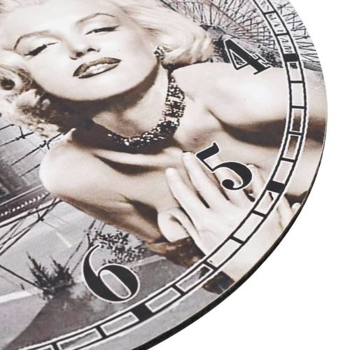 Zegar ścienny w stylu vintage Marilyn Monroe, 30 cm na Arena.pl