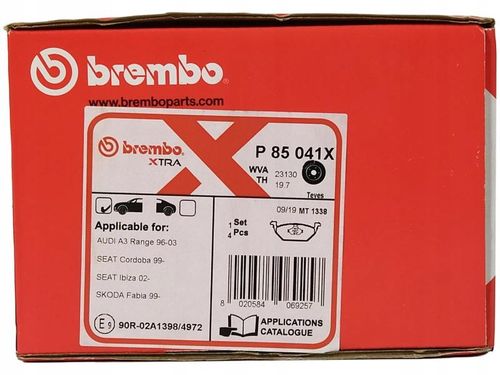 KLOCKI HAM PRZOD XTRA 146X54 BREMBO na Arena.pl