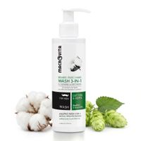 MACROVITA naturalny żel 3w1 do mycia brody, twarzy i włosów z bawełną i chmielem 200ml
