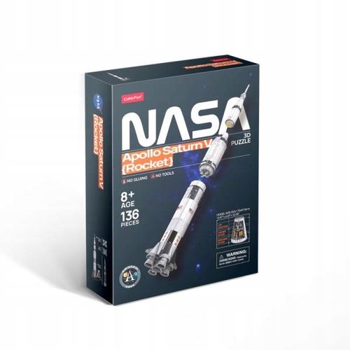 cubic fun puzzle 3d nasa apollo saturn v rocket na Arena.pl