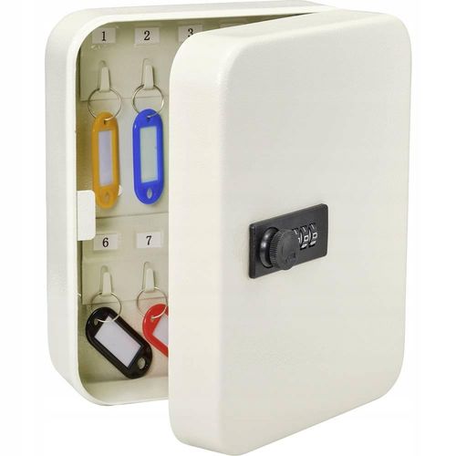 Sejf na klucze 20 haków kolorowe BRELOKI 3 cyfrowy ZAMEK szyfrowy Sygonix na Arena.pl