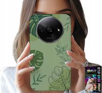 ETUI DO XIAOMI REDMI A3 - ZIELONE LIŚCIE ROŚLINNE WZORY PLECKI
