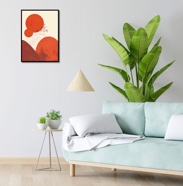 Plakat 40x55cm Ciepło Czerwieni zdjęcie 4