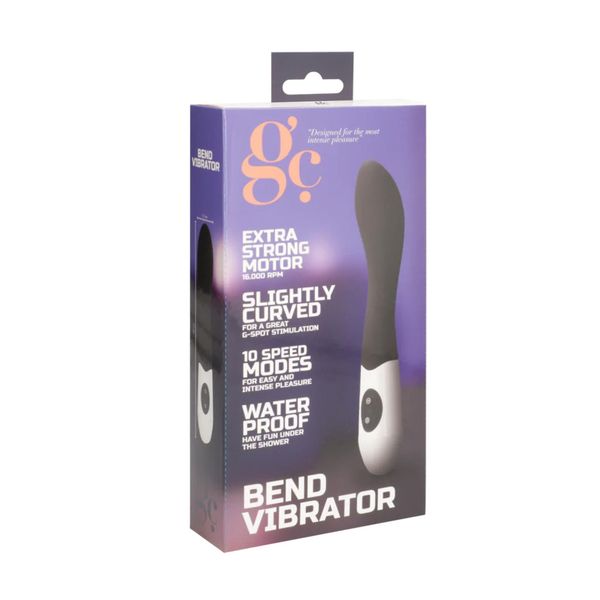 wibrator silikonowy bend gc 19 cm zdjęcie 1