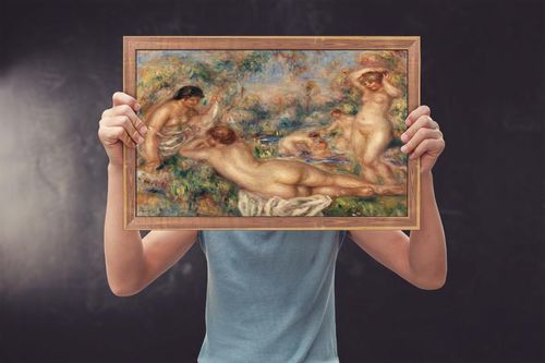Bathers, Pierre-Auguste Renoir - plakat 60x40 cm na Arena.pl