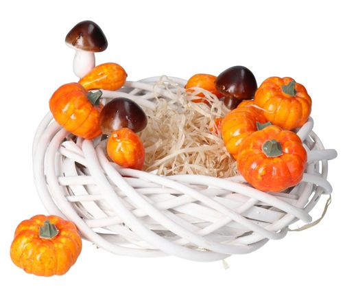 SZTUCZNE DYNIE DEKORACJE JESIENNE JESIEŃ DYNIA 6SZT. na Arena.pl