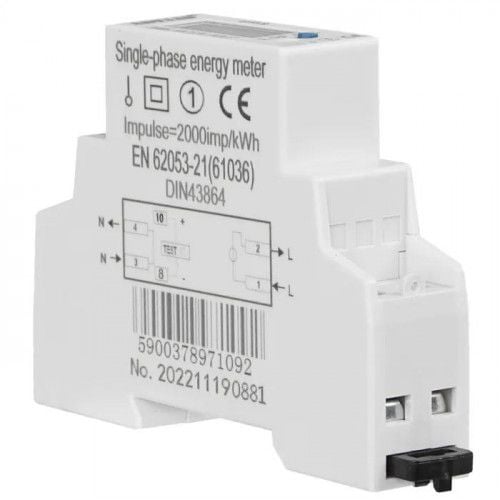 PODLICZNIK ENERGII JEDNOFAZOWY LCD RESET 32A 230V DIN na Arena.pl