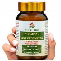 WITAMINA C + CYNK ORGANICZNY 80 szt. MAX DAWKA CYNKU