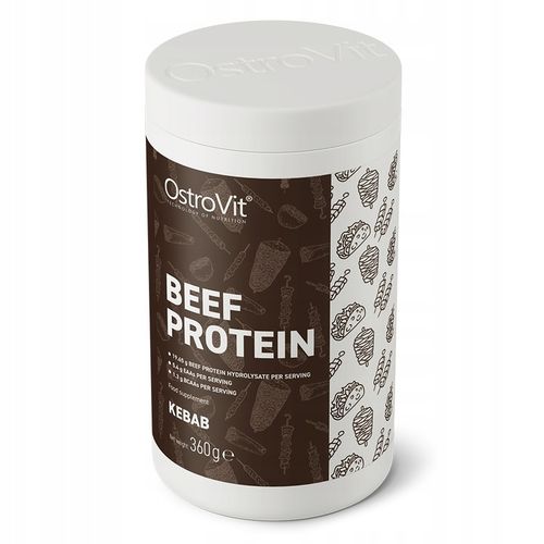 MASA HYDROLIZAT BIAŁKO WOŁOWE BCAA EAA OSTROVIT BEFFF PROTEIN KEBEB 360 G na Arena.pl