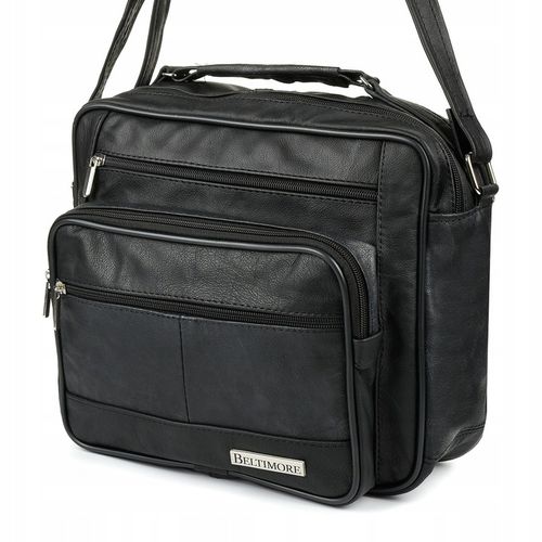 Torba męska skórzana do pracy skóra Beltimore klasyczna pojemna przez ramię na Arena.pl