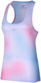 Tank top do biegania damski Mizuno Impulse Core Graphic Tank halogen blue M