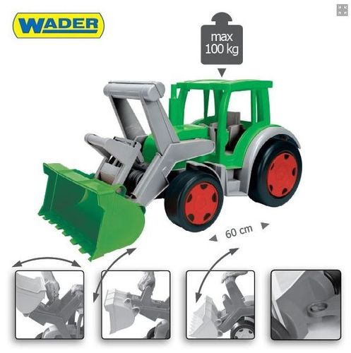 TRAKTOR GIGANT FARMER ŁADOWARKA WADER #A1 na Arena.pl