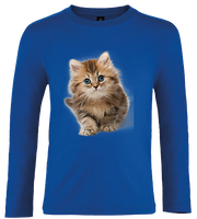 Bluzka tshirt z długim rękawem Kot