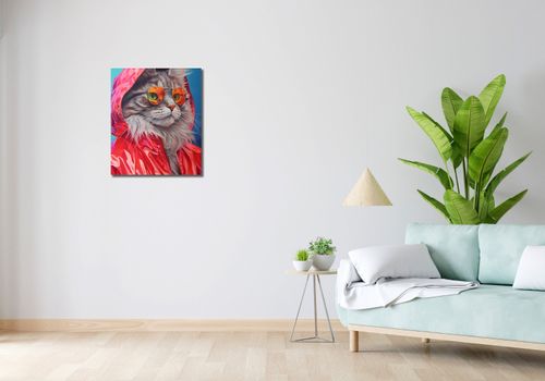 Obraz 50x60cm Kot w Stylu na Arena.pl