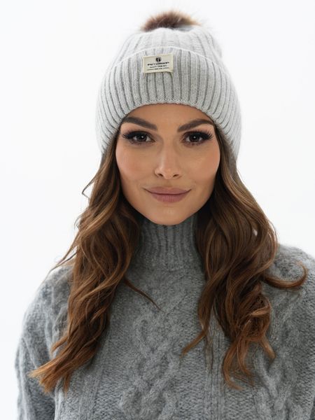 czapka ptn hat-07-7712 grey zdjęcie 2