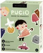 Gra edukacyjna dla dzieci - Pucio Gdzie to położyć? Rozwój mowy i myślenia