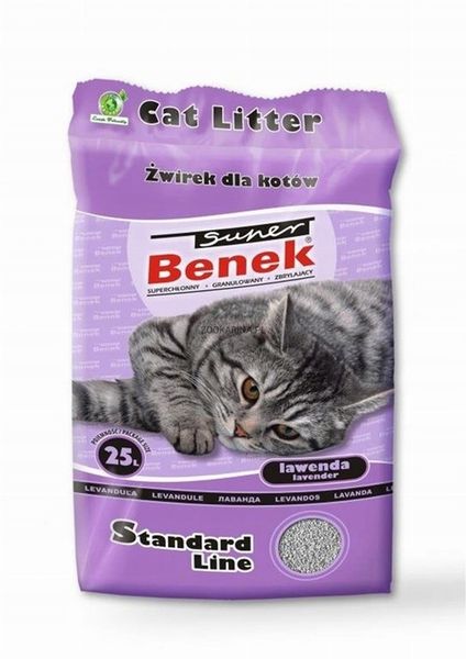 SUPER BENEK Żwirek Lawenda 25l zdjęcie 11