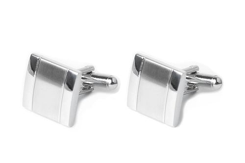 KLASYCZNE SPINKI + PUDEŁKO Metalowe Spinki do Mankietów Koszuli Męskie na Arena.pl