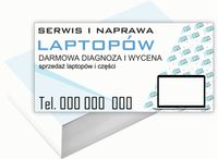 Wizytówki firmowe 100szt DUŻO RÓŻNYCH WZORÓW do wyboru SERWIS LAPTOPÓW