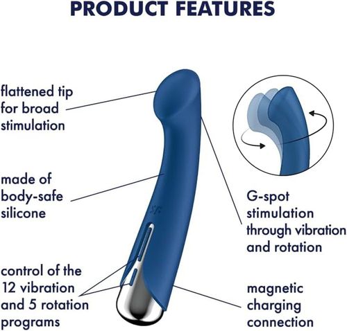 satisfyer spinning g-spot 1 blue na Arena.pl