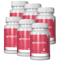 KETOMORIN zielona herbata guma akacjowa chrom 180 kaps