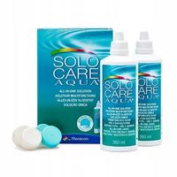 Płyn SOLO CARE AQUA 2x360ml Plyn do soczewek MENICON