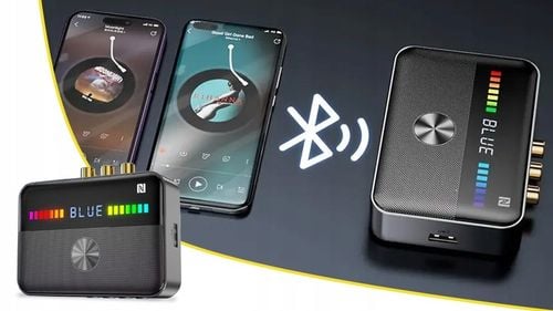 ADAPTER TRANSMITER BLUETOOTH ODBIORNIK NADAJNIK BT 5.3 AUX RCA NFC na Arena.pl
