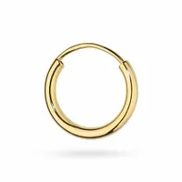 ZŁOTY KLASYCZNY KOLCZYK DAMSKI pr. 585 RING KÓŁKO KÓŁECZKO 13mm 14k