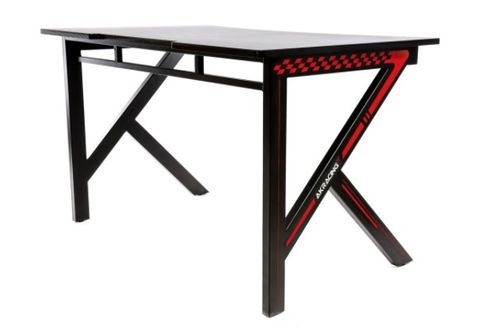 AKRACING Gaming Desk – Czarno - czerwone na Arena.pl