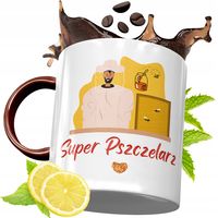 Kubek Bordowy Dla Pszczelarza Na Urodziny Prezent Z Nadrukiem Ze Zdjęciem