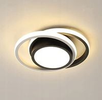 LAMPA WISZACA CZARNA LAMPA SUFITOWA LED BIAŁY 3000K NOWOCZESNA DO SALONU