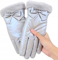 Ciepłe Rękawiczki Damskie na Misiu